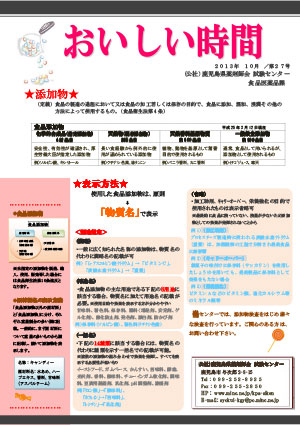 添加物について